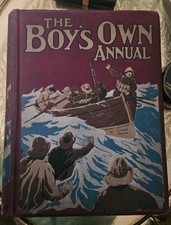 Boys own annual contents of - boys,