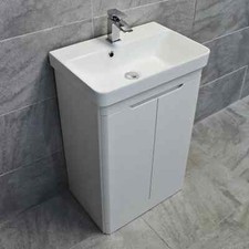 Curved Vanity Basin Unit Sink