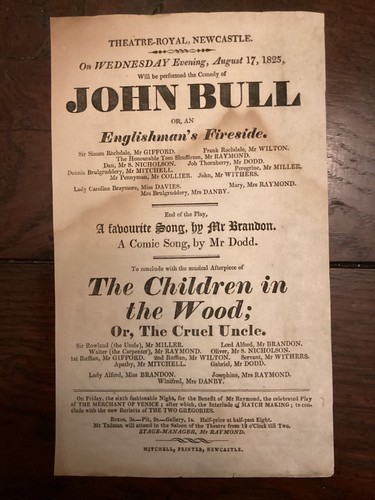 Georgian playbill flyer - georgian,