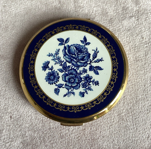 Vintage stratton blue floral - vintage,