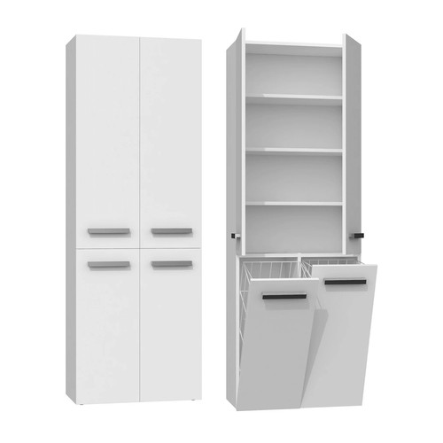 Modern wooden storage shelf - storage,