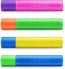 XSHOT 4 Pack Foam Water Blaster Kids Summer Outdoor Pool Toys* SEE PICTURE