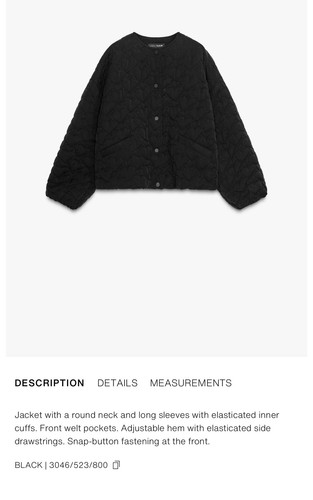 Zara oversized heart quilted