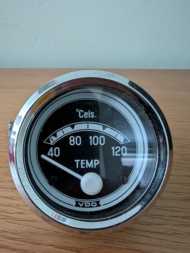 Vintage vdo temperature gauge - vdo,