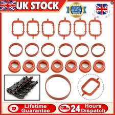 20 PCS INTAKE INLET MANIFOLD GASKETS SEALS FOR BMW M47 M57 E46 E53 E60 E63 E65 