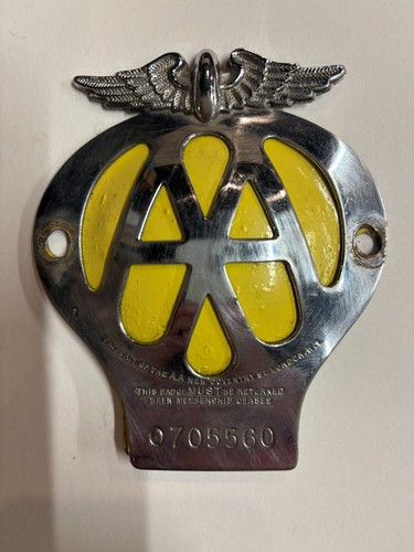 Vintage car badge - vintage, member