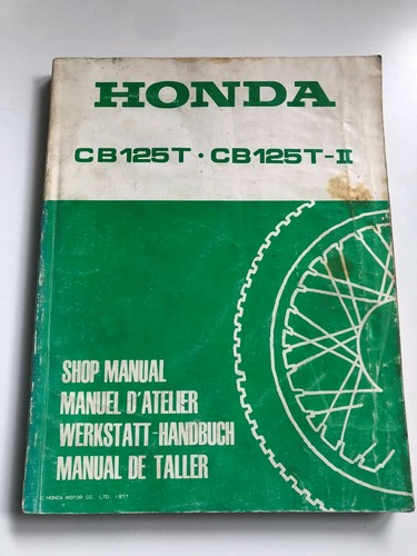 Workshop manual honda - honda, cb