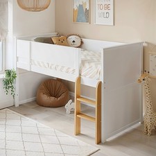 White Mid Sleeper Cabin Bed