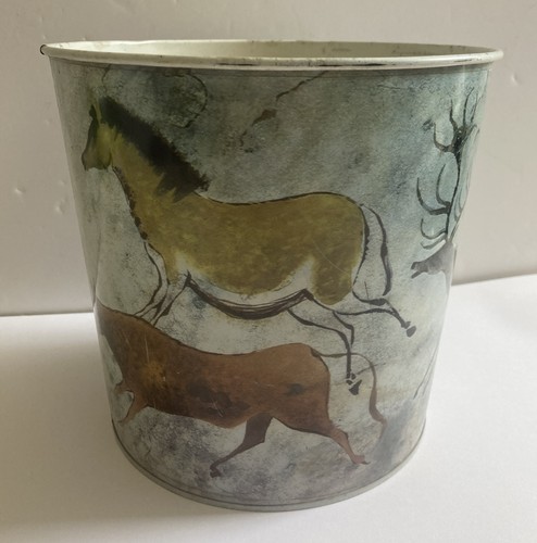 Vintage 60s metal waste paper - vintage,