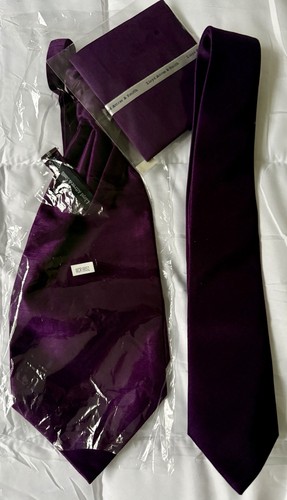 Tie and hanky set purple - and, set…purple