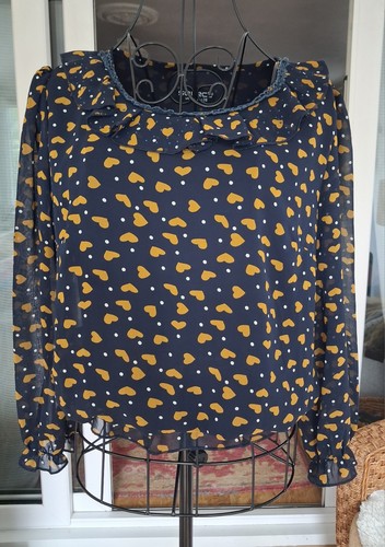 Ladies heart print top - ladies,