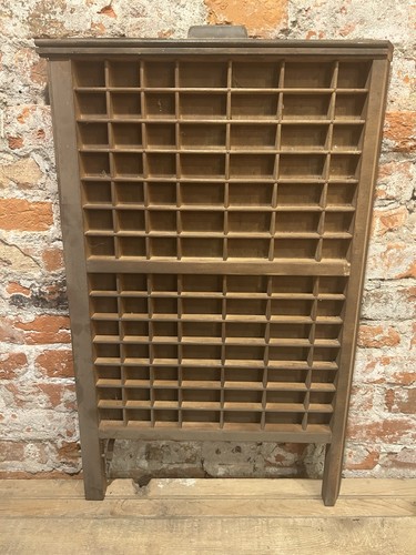 Antique wooden printers drawer - wooden,