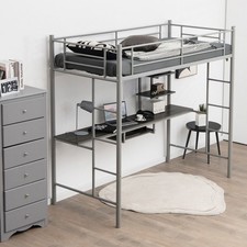 Sigle Metal Loft Bed Frame