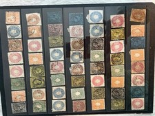 b11 German States Saxony stock page 56 stamps mixed condition