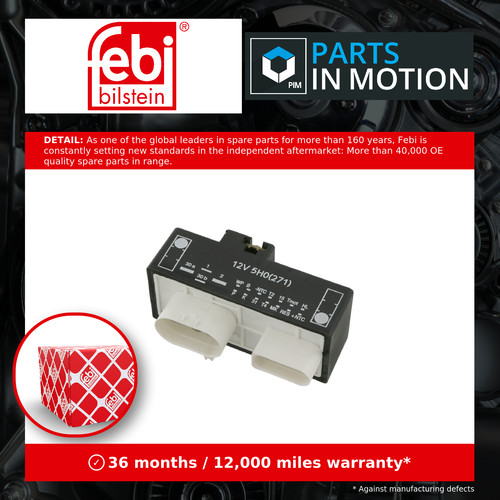Fan control relay fits - fan,
