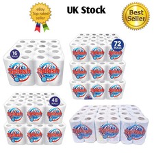 24 & 72 ROLLS Splash 2-Ply KITCHEN TOWEL Quilted Strong Bulk Buy Business Deal
