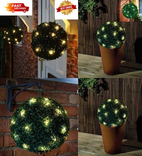 27cm solar powered topiary - powered,