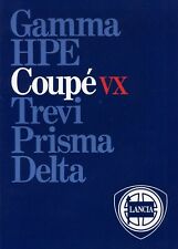 LANCIA - Coupe VX Volumex - 1985 Original UK sales brochure
