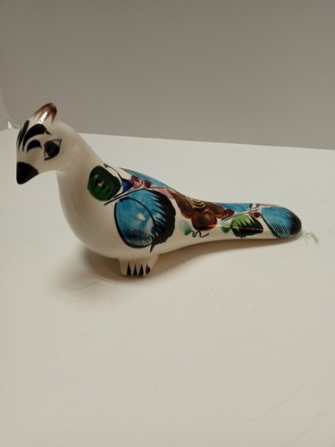 Mexican ceramic bird figurine - ceramic,