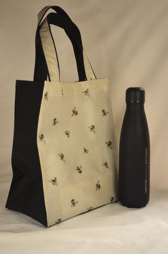 Large lunch tote bag cotton - large,
