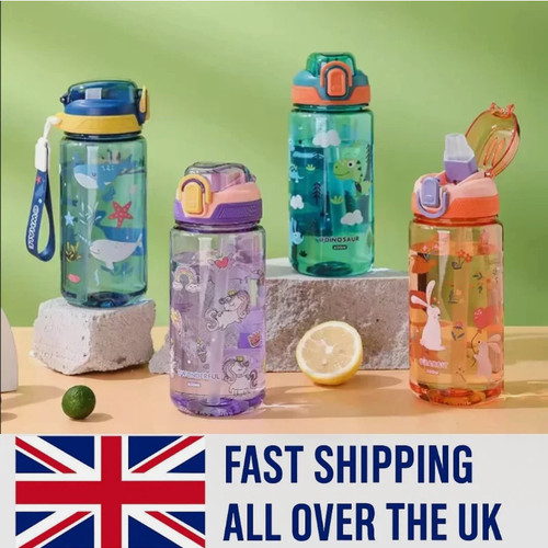600ml leakproof water bottles - water,