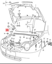 VW Lupo 3L under bonnet right