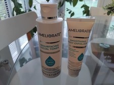 Ameliorate Resurfacing Facial Toner 200ml + Smoothing Body Exfoliant 50ml