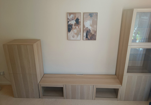 Ikea besta unit with shelf - ikea,