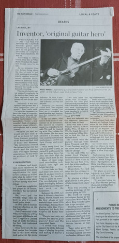 Les paul guitar inventor - guitar,
