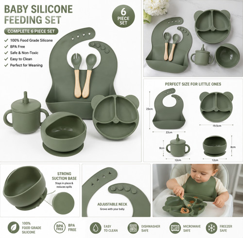 5pcs baby feeding set - baby,