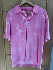 Golf Wang x Tyler The Creator - Pink Flame Valour Polo Shirt - Rare