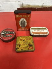 Job Lot 4 Vintage Tobacco Tins