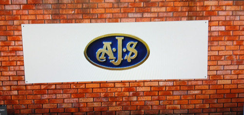 Ajs motorcycles banner classic - ajs,