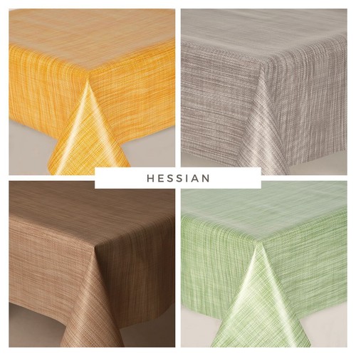 Plain hessian textured pvc - hessian,