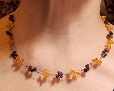 Amber necklace simple lenght