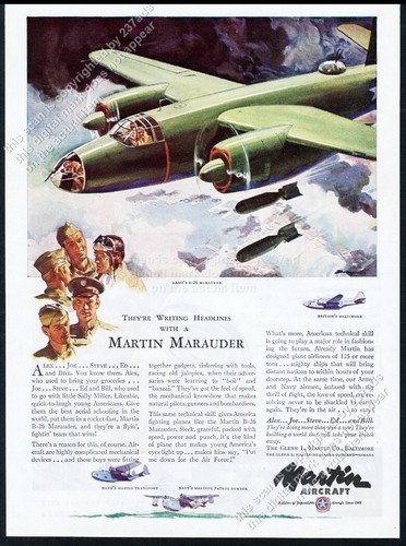 1943 usaf army 26 - army, b-26