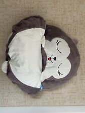 Kids Age 4-7 Sleeping Bag Plush Cushion Wolf Cat
