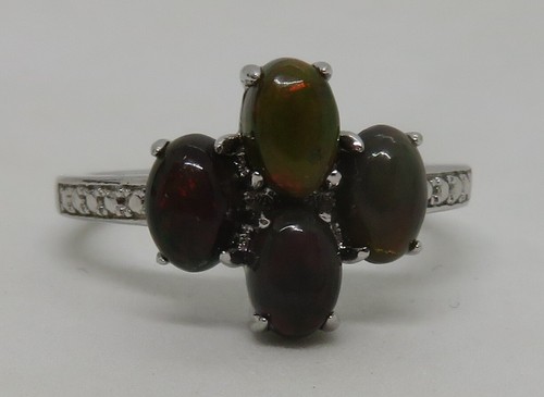 Sterling silver green - sterling, amber