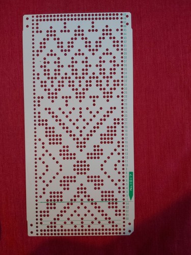 Punchcard from the toyota - the,
