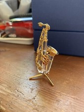 Swarovski Crystal Memories Saxophone W/Stand !!!