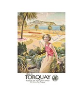 VINTAGE RAILWAY POSTER Art