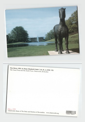 Postcard chatsworth house - -,