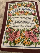 Vintage Irish Linen Friendship