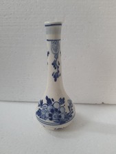 Vintage Delft Blue Bud Vase