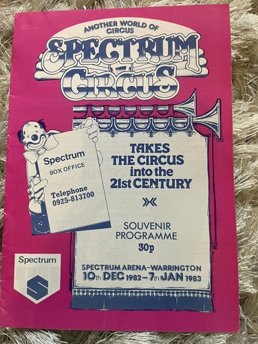 Spectrum circus programme - circus,