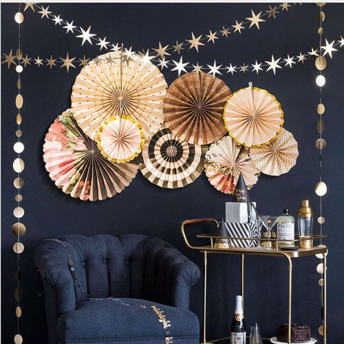 Multi fans flowers xmas - fans,