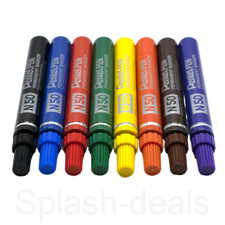 Pentel N50 Permanent Marker Pens - 2.0mm Bullet Nib - Quality Waterproof Markers