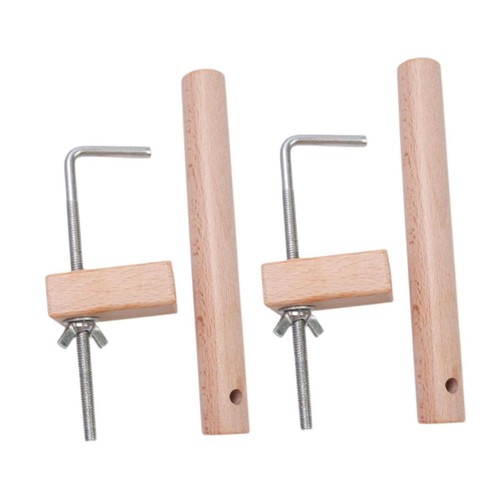 Warping pegs and clamp - pegs,