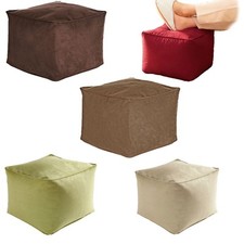Footstool Pouffe Cube Footrest
