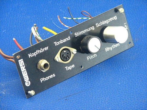 Connection panel from - connection,